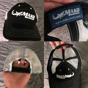 Official Mako brand marine boater trucker hat